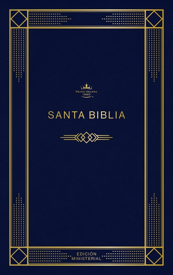 Cover image for Rvr 1960 Biblia Edición Ministerial, Azul Oscuro, Tapa Rústica, Paquete de 20, isbn: 9798384504986