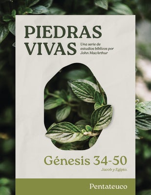 Cover image for Piedras Vivas: Génesis 34-50 - Estudio Bíblico, isbn: 9798384507017