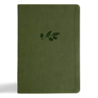 Cover image for CSB Giant Print Single-Column Bible, Olive Leathertouch, isbn: 9798384509332