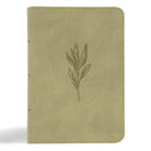 Cover image for NASB Large Print Compact Reference Bible, Sage Suedesoft Leathertouch, isbn: 9798384509455