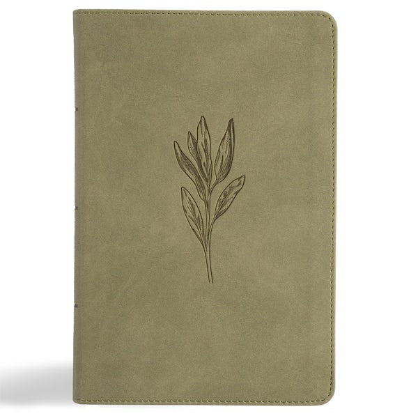 Cover image for NASB Large Print Personal Size Reference Bible, Sage Suedesoft Leathertouch, isbn: 9798384509486