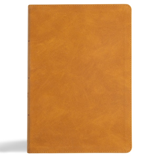 Cover image for CSB Super Giant Print Reference Bible, Digital Study Edition, Camel Suedesoft Leathertouch, isbn: 9798384509707