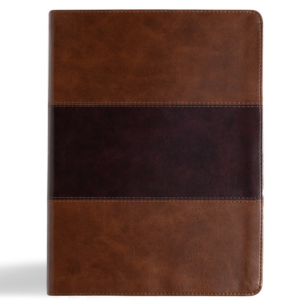 Cover image for KJV Study Bible, Large Print Edition, Saddle Brown Leathertouch, isbn: 9798384509868