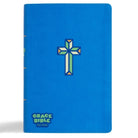 Cover image for CSB Grace Bible for Kids, Blue Leathertouch (Dyslexia Friendly), isbn: 9798384510840