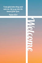 Cover image for Guest Welcome Folder: I Was Glad (Package of 12), isbn: 9798384516064