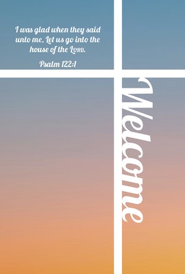 Cover image for Guest Welcome Folder: I Was Glad (Package of 12), isbn: 9798384516064
