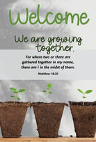 Cover image for Guest Welcome Folder: We Are Growing (Package of 12), isbn: 9798384516071