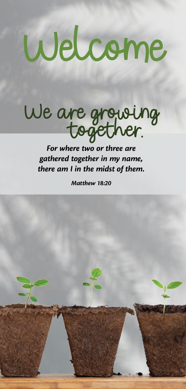 Cover image for Guest Welcome Card: We Are Growing (Package of 50), isbn: 9798384516118