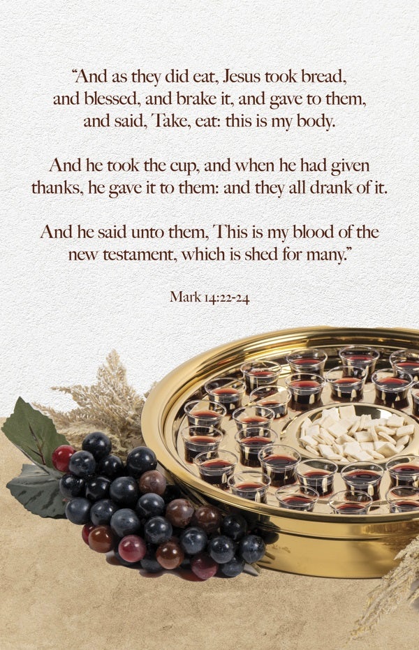Cover image for Communion Bulletin: Which Is Shed (Package of 100), isbn: 9798384516200