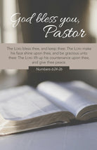Cover image for Pastor Appreciation Bulletin: God Bless You, Pastor (Package of 100), isbn: 9798384516248
