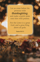 Cover image for Thanksgiving Bulletin: Let Us Come (Package of 100), isbn: 9798384516262
