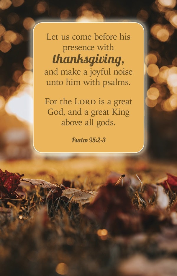 Cover image for Thanksgiving Bulletin: Let Us Come (Package of 100), isbn: 9798384516262