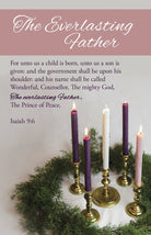Cover image for Advent Bulletin: The Everlasting Father (Package of 100), isbn: 9798384516309