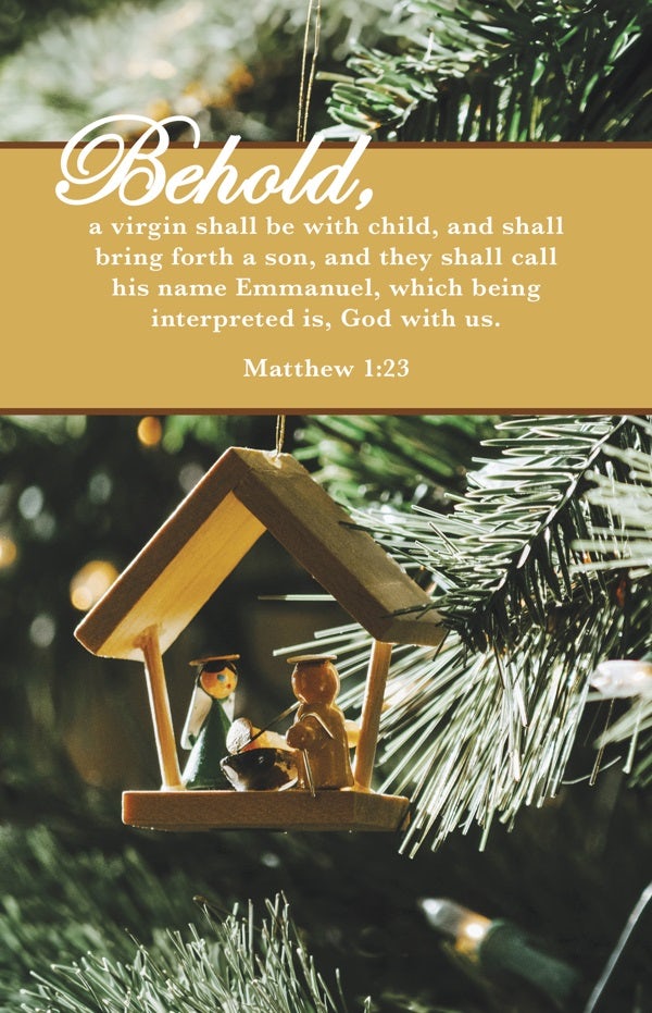 Cover image for Christmas Bulletin: Behold (Package of 100), isbn: 9798384516354