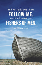 Cover image for General Worship Bulletin: Follow Me (Package of 100), isbn: 9798384516866