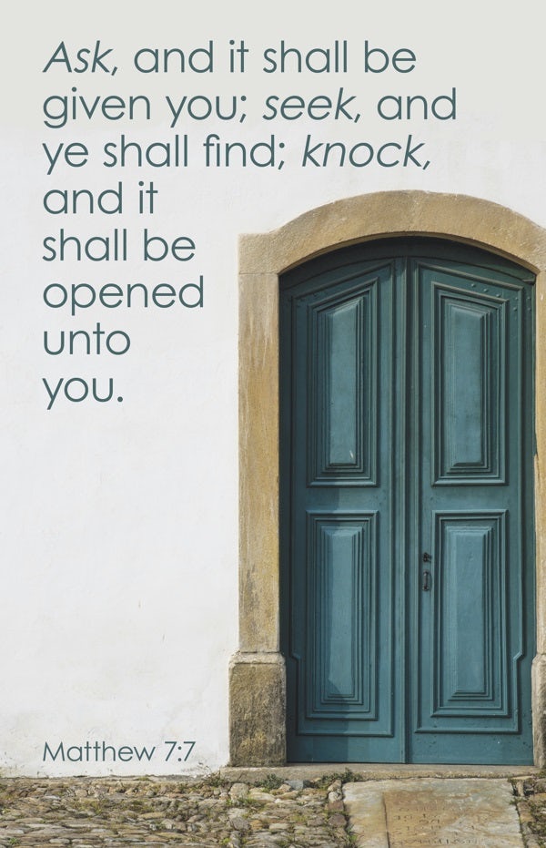 Cover image for General Worship Bulletin: Ask (Package of 100), isbn: 9798384516903