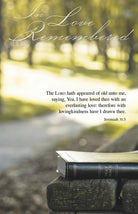 Cover image for Funeral Bulletin: In Love (Package of 100), isbn: 9798384517016