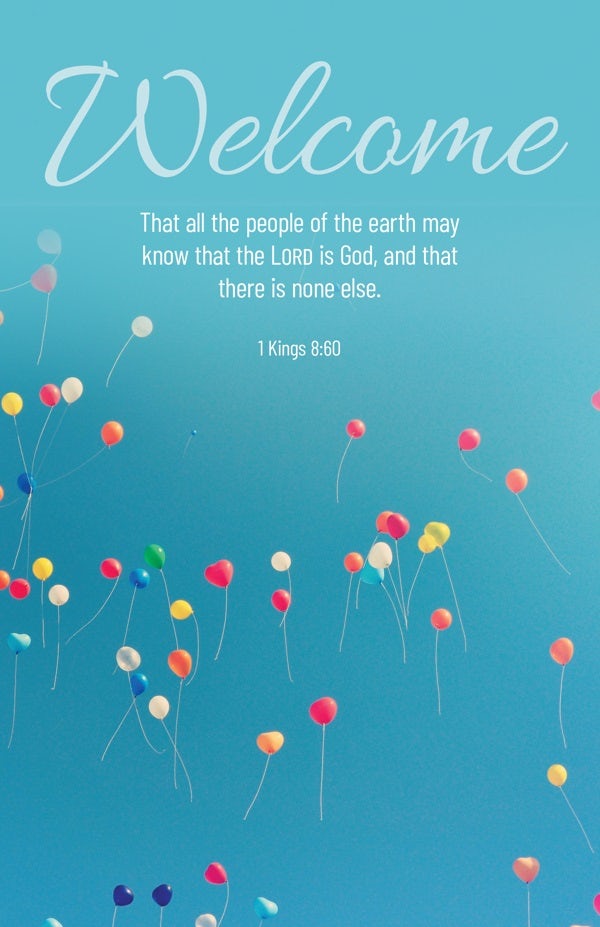 Cover image for Church Homecoming Bulletin: All the People (Package of 100), isbn: 9798384517054