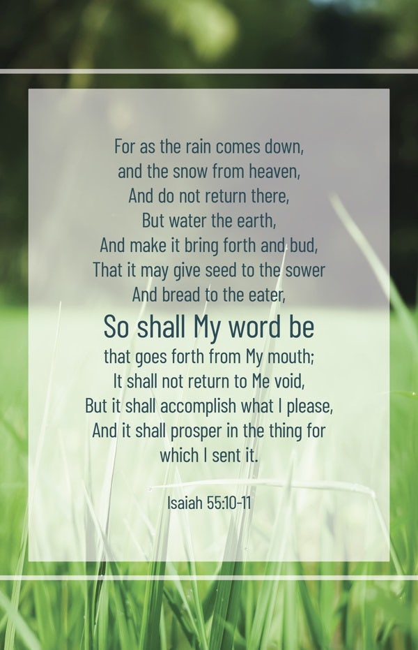 Cover image for Revival Bulletin: My Word (Package of 100), isbn: 9798384517061