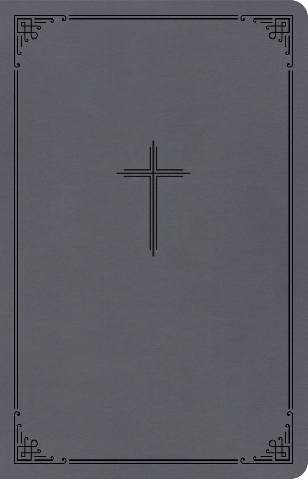 Cover image for CSB Thinline Bible, Value Edition, Charcoal Leathertouch, isbn: 9798384517511