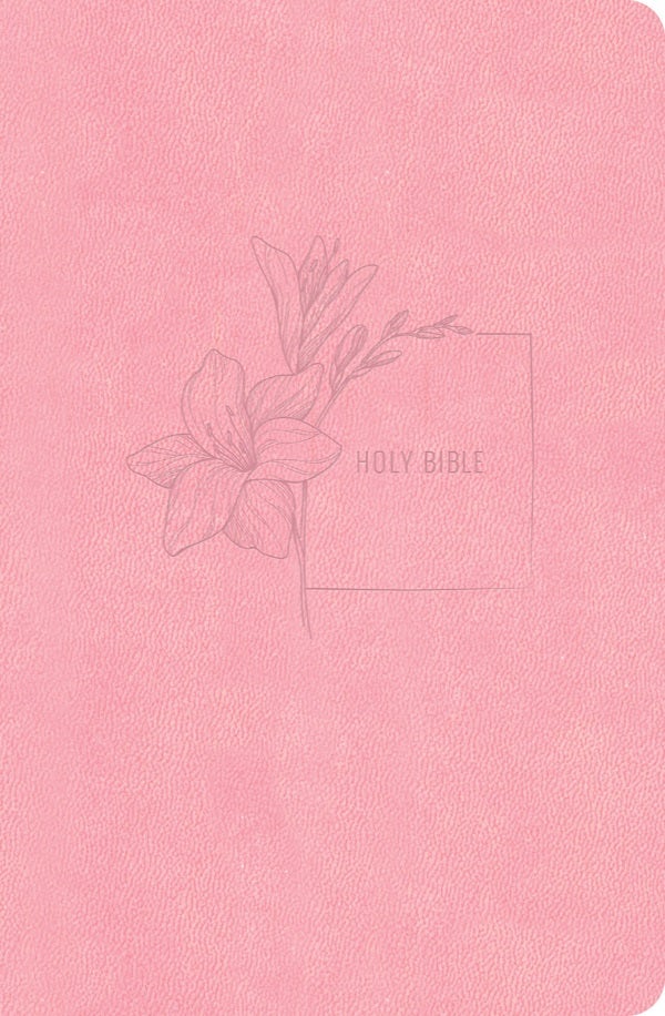 Cover image for CSB Compact Bible, Value Edition, Soft Pink Leathertouch, isbn: 9798384517566