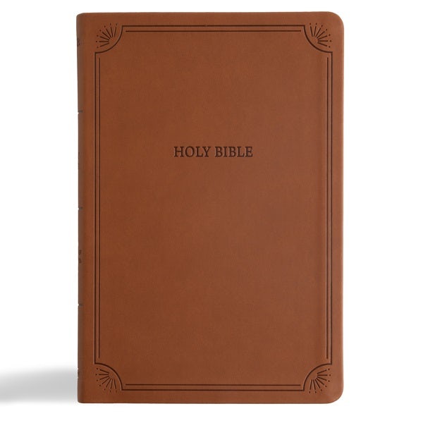 Cover image for NASB Large Print Thinline Bible, Value Edition, Brown Leathertouch, isbn: 9798384517993