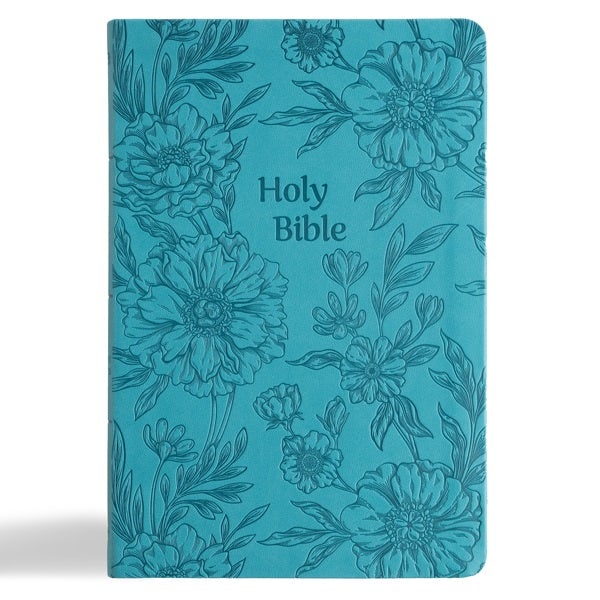 Cover image for NASB Large Print Thinline Bible, Value Edition, Teal Leathertouch, isbn: 9798384518020