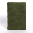 Cover image for NASB Large Print Thinline Bible, Holman Handcrafted Collection, Marbled Olive Premium Calfskin, isbn: 9798384518044