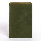 Cover image for CSB Giant Print Bible, Holman Handcrafted Collection, Marbled Olive Premium Calfskin, isbn: 9798384518228