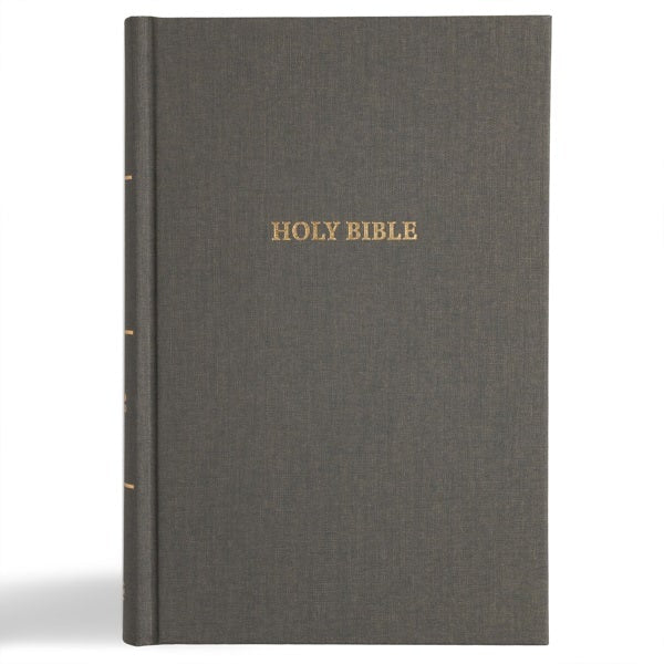 Cover image for CSB Grace Bible, Charcoal Cloth Over Board (Dyslexia Friendly), isbn: 9798384518259