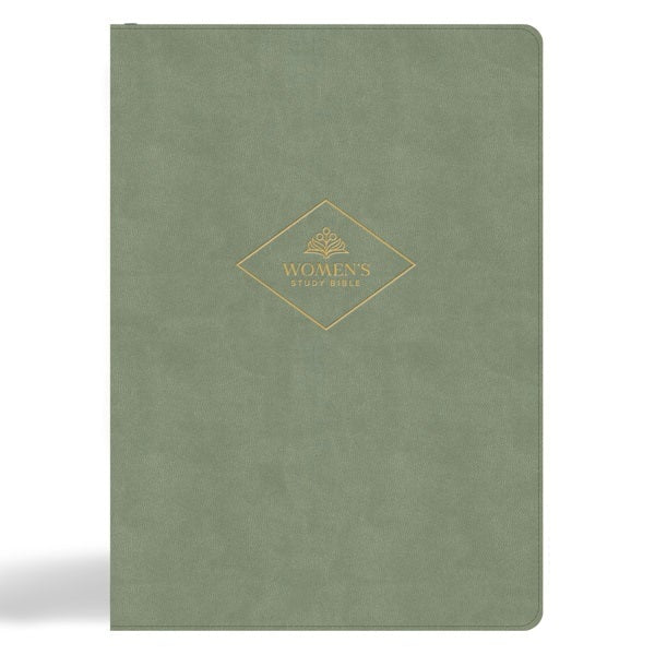 Cover image for CSB Women's Study Bible, Sage Suedesoft Leathertouch, isbn: 9798384518372