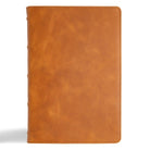 Cover image for KJV Giant Print Bible, Holman Handcrafted Collection, Marbled Chestnut Premium Calfskin, isbn: 9798384518419