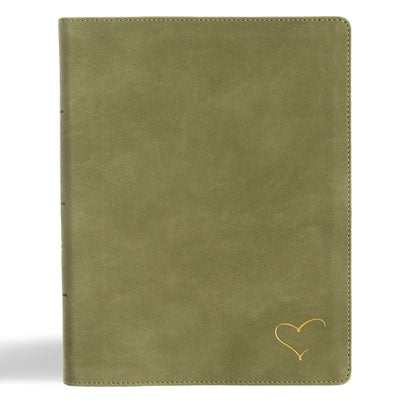Cover image for CSB Notetaking Bible, Revive Our Hearts Edition, Sage Suedesoft Leathertouch, isbn: 9798384523574