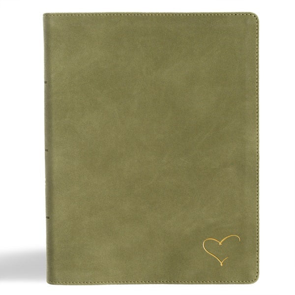 Cover image for CSB Notetaking Bible, Revive Our Hearts Edition, Sage Suedesoft Leathertouch, isbn: 9798384523574