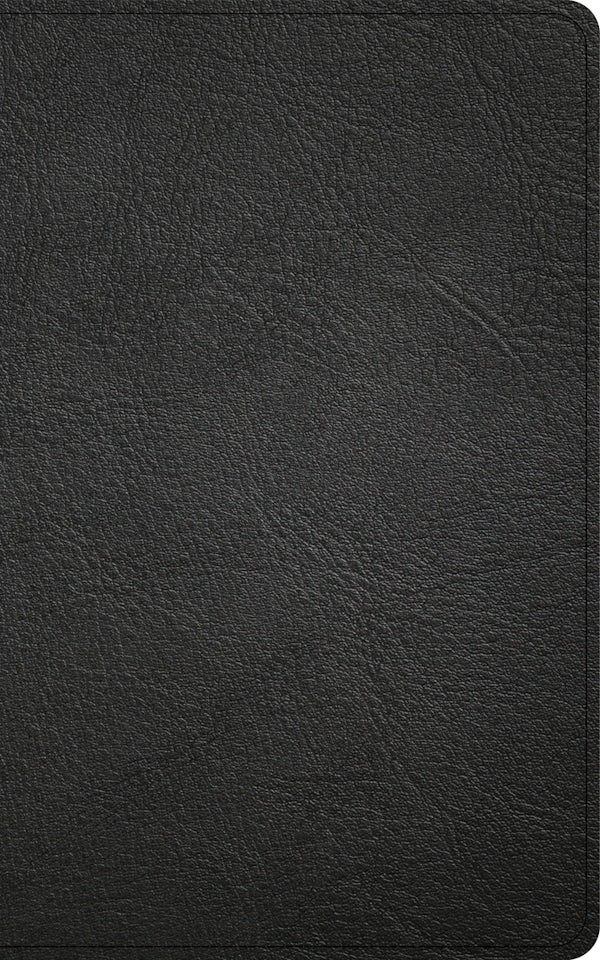 Cover image for CSB Single-Column Personal Size Reference Bible, Holman Handcrafted Collection, Black Premium Goatskin, isbn: 9798384523611