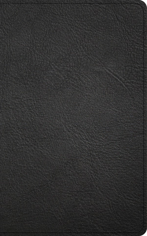 Cover image for CSB Single-Column Personal Size Reference Bible, Holman Handcrafted Collection, Black Premium Goatskin, isbn: 9798384523611
