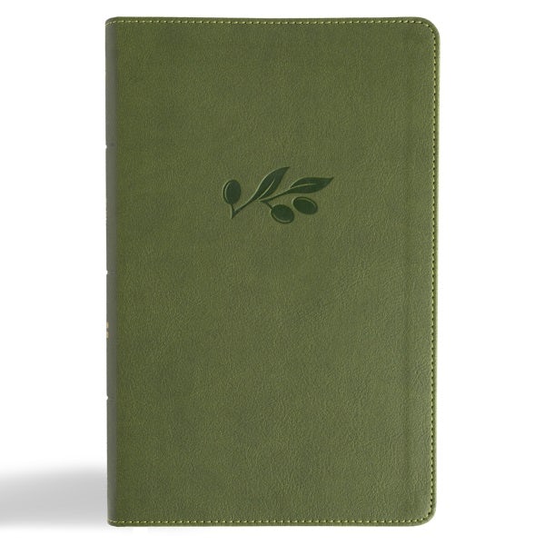Cover image for CSB Single-Column Personal Size Reference Bible, Olive Leathertouch, isbn: 9798384523635