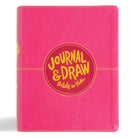 Cover image for CSB Journal and Draw Bible for Kids, Pink Leathertouch, isbn: 9798384523642