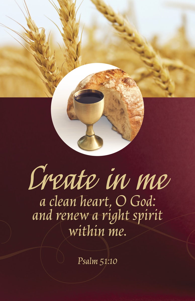 Cover image for Communion Bulletin: Create (Package of 100), isbn: 9798384526728