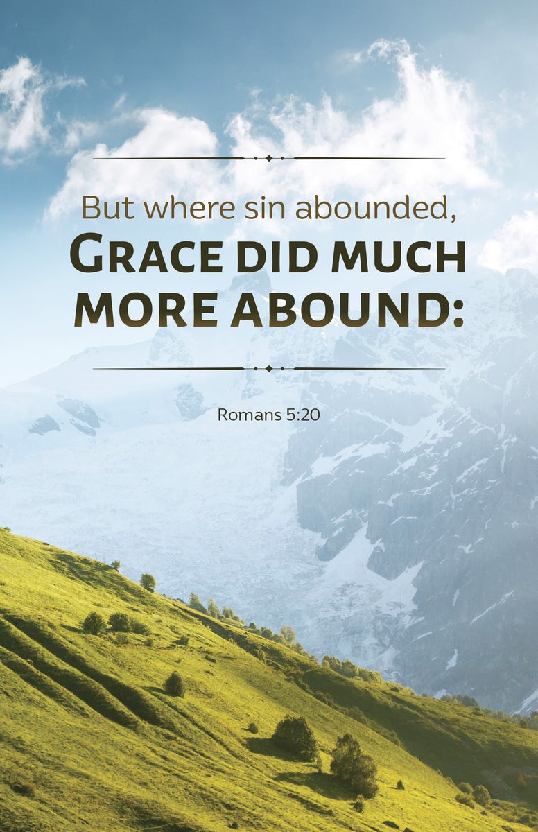 Cover image for General Worship Bulletin: Grace Did (Package of 100), isbn: 9798384527060