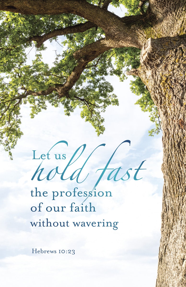 Cover image for General Worship Bulletin: Hold Fast (Package of 100), isbn: 9798384527138