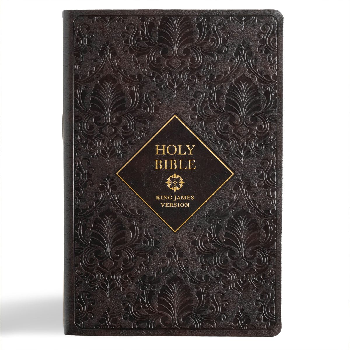 Cover image for KJV Holy Bible, Giant Print with Cross-References, Dark Brown Leathertouch, Indexed, isbn: 9798384528289