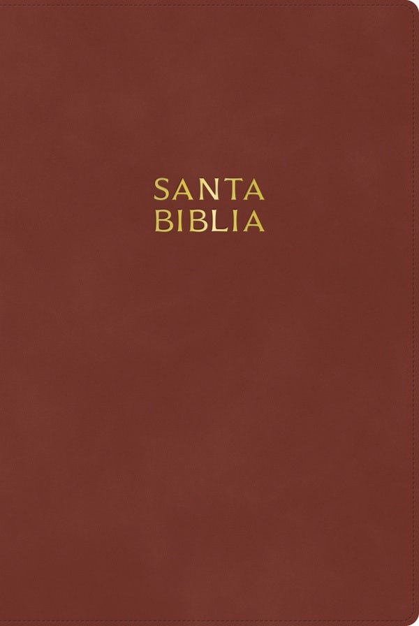 Cover image for Rvr 1960 Biblia Letra Gigante, Café Madera, Símil Piel, isbn: 9798384531180