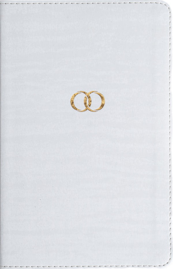 Cover image for Rvr 1960 Biblia Recuerdo de Boda, Blanco Y Dorado, Símil Piel, isbn: 9798384531203