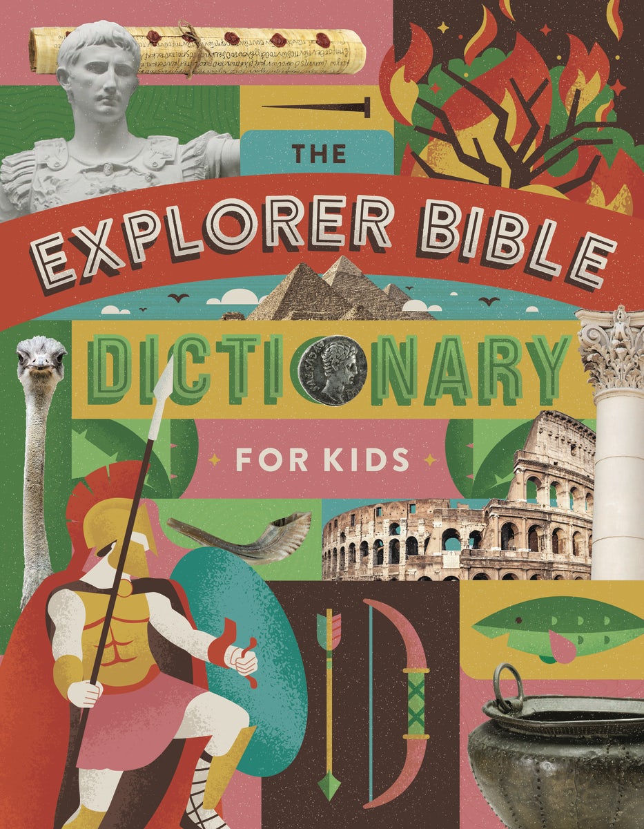 Cover image for The Explorer Bible Dictionary for Kids, isbn: 9798384532330