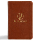 Cover image for CSB in His Grip Golfer's Bible, Brown Leathertouch, isbn: 9798384533245