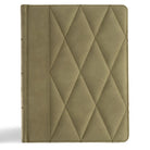 Cover image for CSB Notetaking Bible, Large Print Edition, Sage Suedesoft Leathertouch Over Board, isbn: 9798384533412