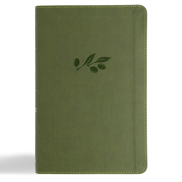 Cover image for CSB Thinline Bible, Anglicised Edition, Olive Leathertouch, isbn: 9798384533535