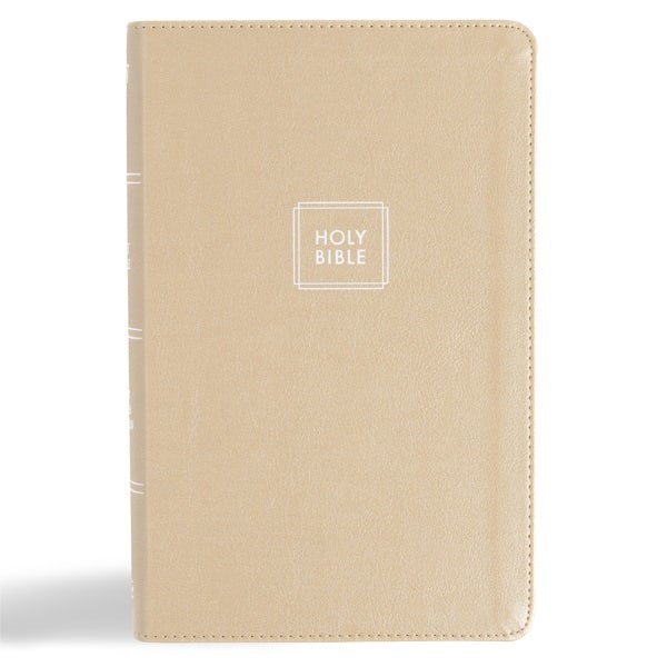 Cover image for KJV Single-Column Personal Size Bible, Gold Leathertouch, isbn: 9798384533566
