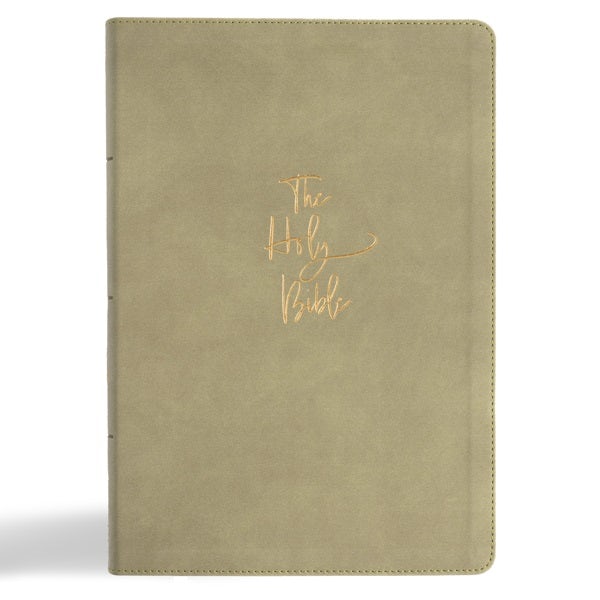 Cover image for KJV Super Giant Print Reference Bible, Sage Suedesoft Leathertouch, isbn: 9798384533610